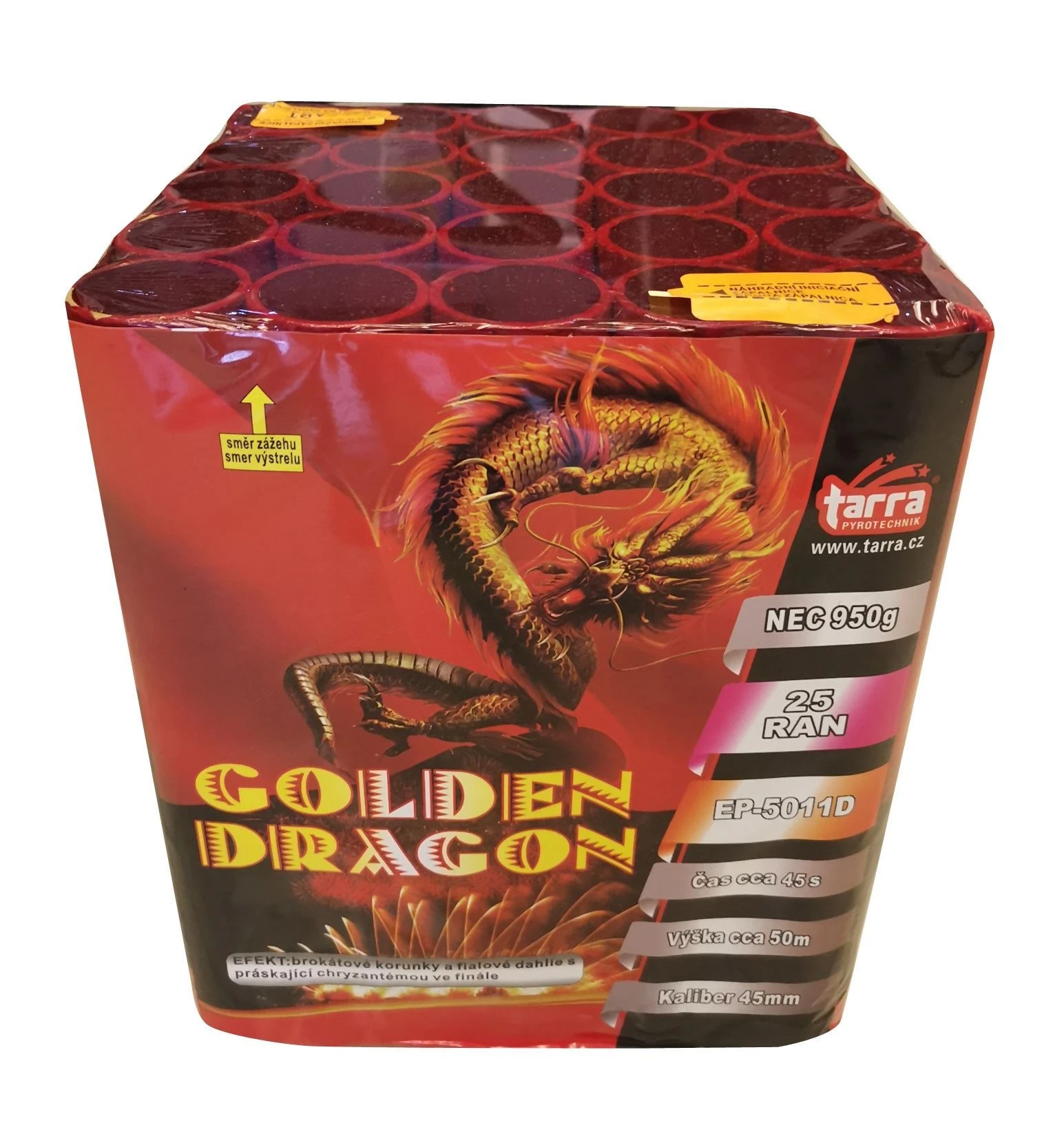 BATERIE VÝMETNIC GOLDEN DRAGON 25 RAN  2x1