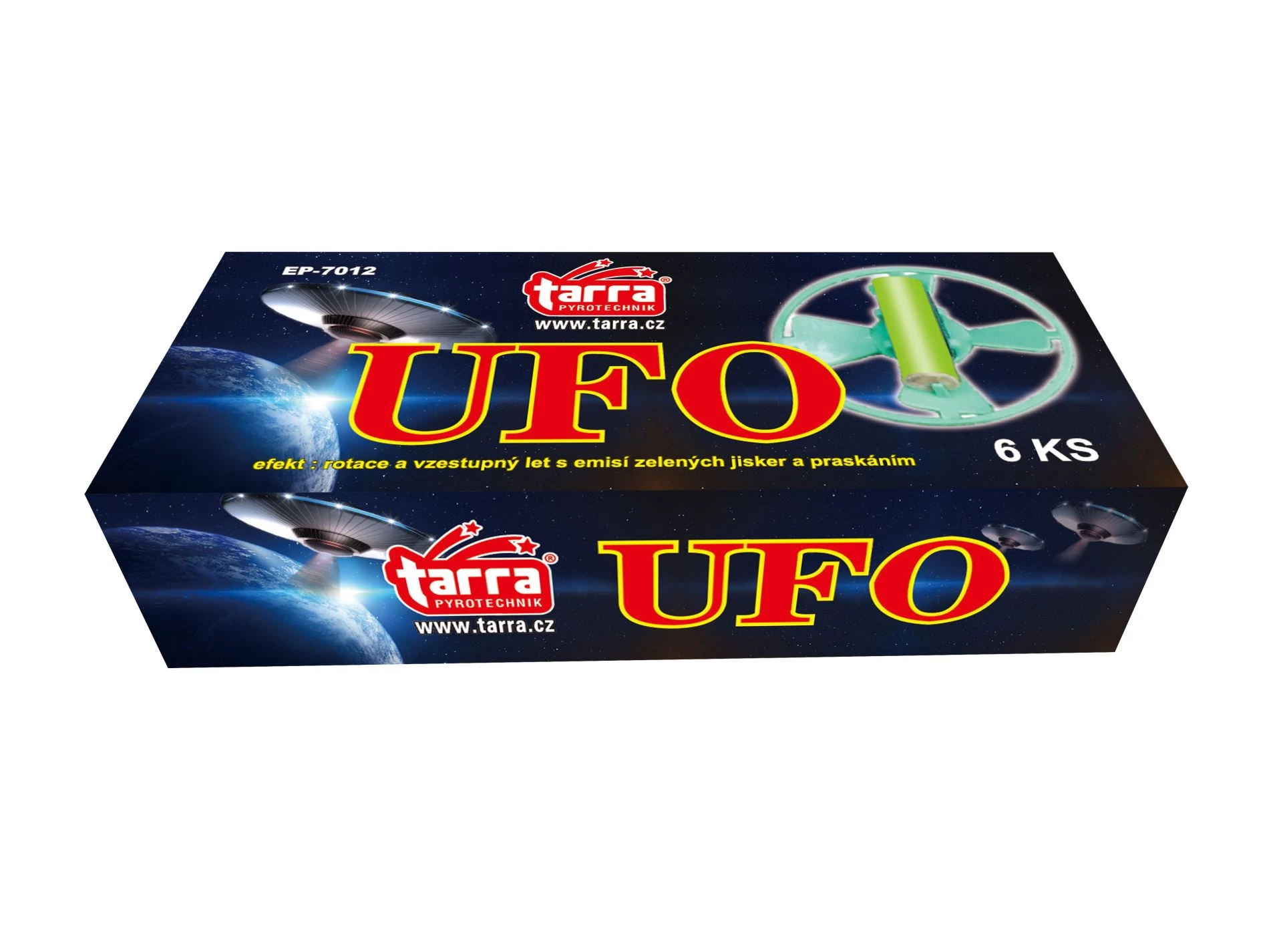 UFO  - 6 kusů létajících koleček  96x6