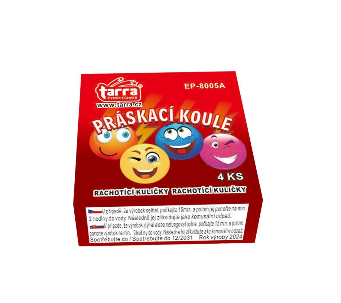 PRÁSKACÍ KULIČKY - PRÁSKACÍ KOULE 12/20/4