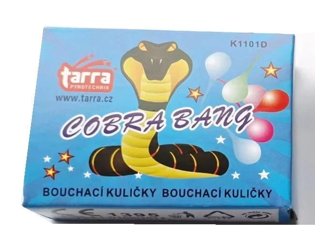 BOUCHACÍ KULIČKY COBRA POP BANG   6/50/50 - 50 ks