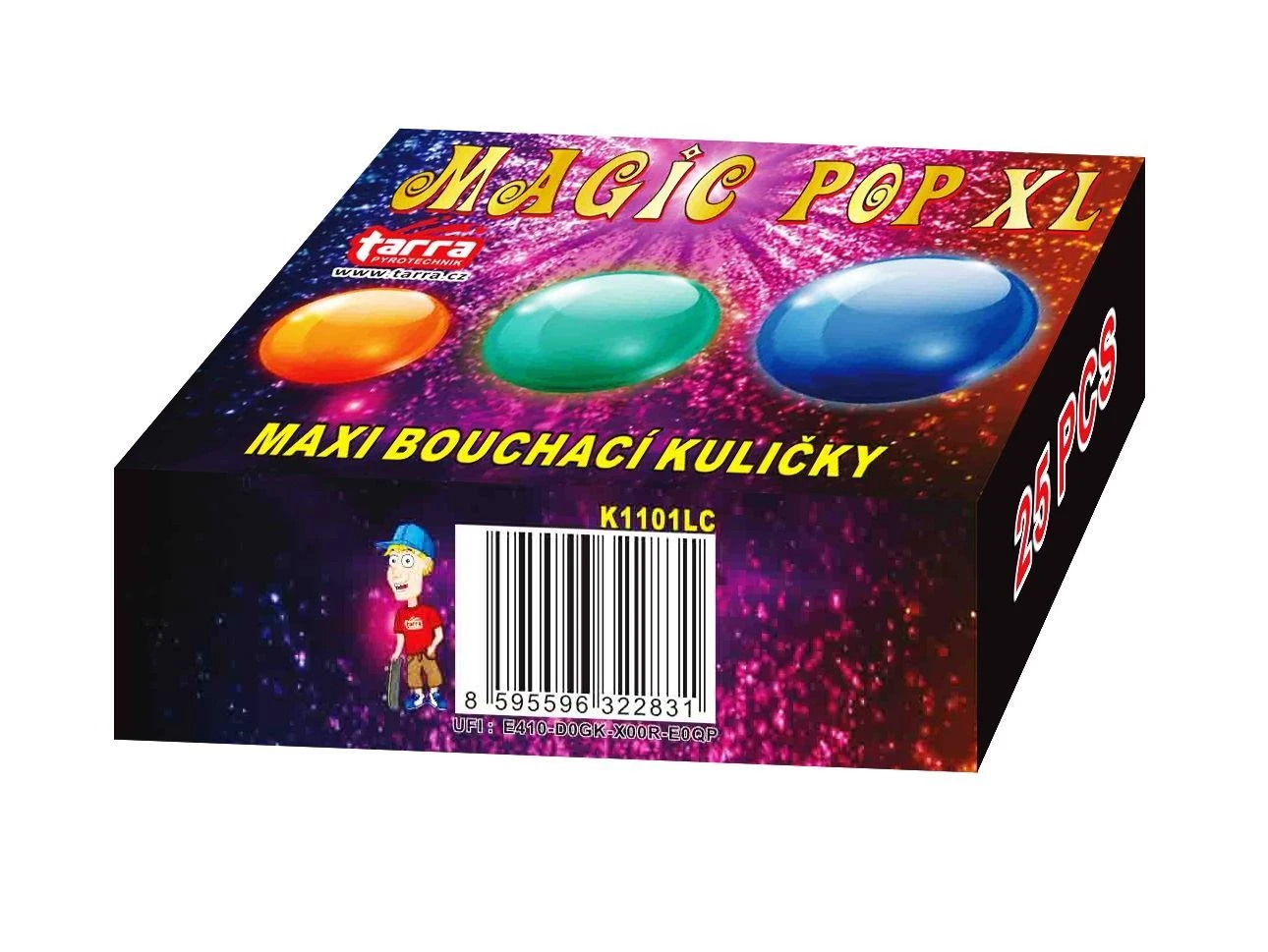 BOUCHACÍ KULIČKY MAGIC POP XL 4/40/25 - 25 ks