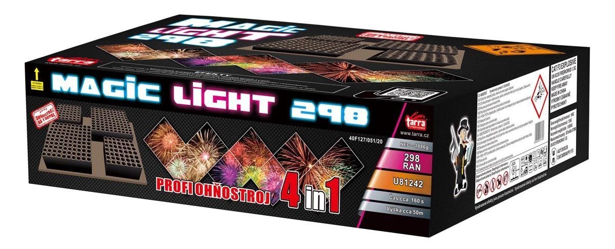 PROFI SLOŽENÝ OHŇOSTROJ MAGIC LIGHT 298 RAN 2/1