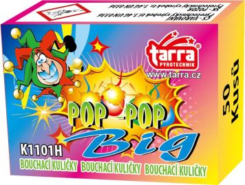 BOUCHACÍ KULIČKY POP POP BIG 6/50/50 - 50 ks - K1101H